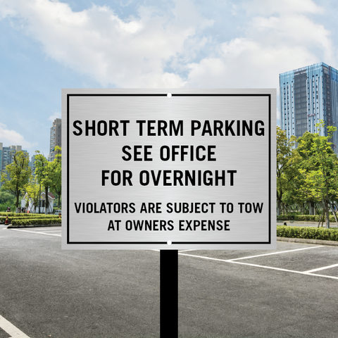 Short Term Parking (Post and Panel)