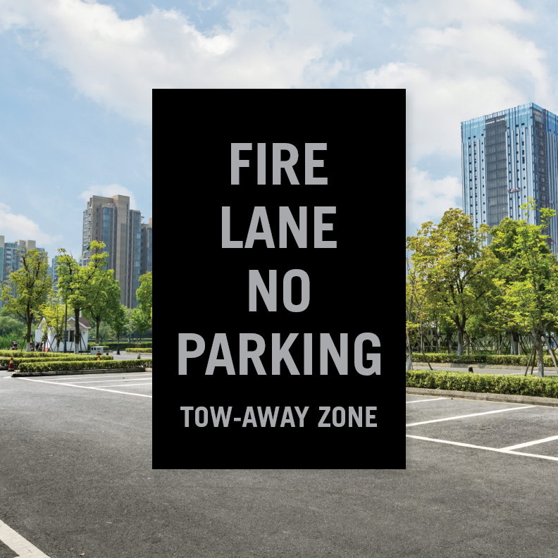 Fire Lane No Parking (Panel Only)