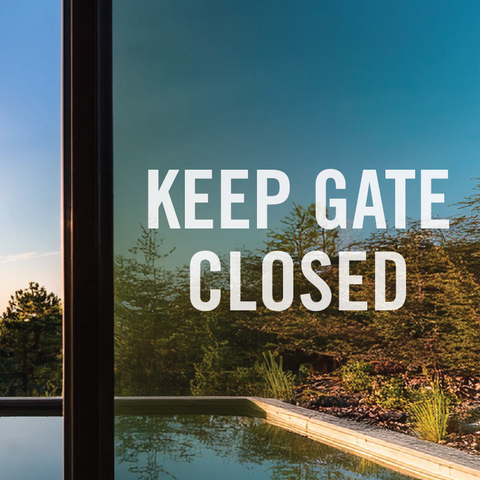 Keep Gate Closed (Frosted Vinyl)