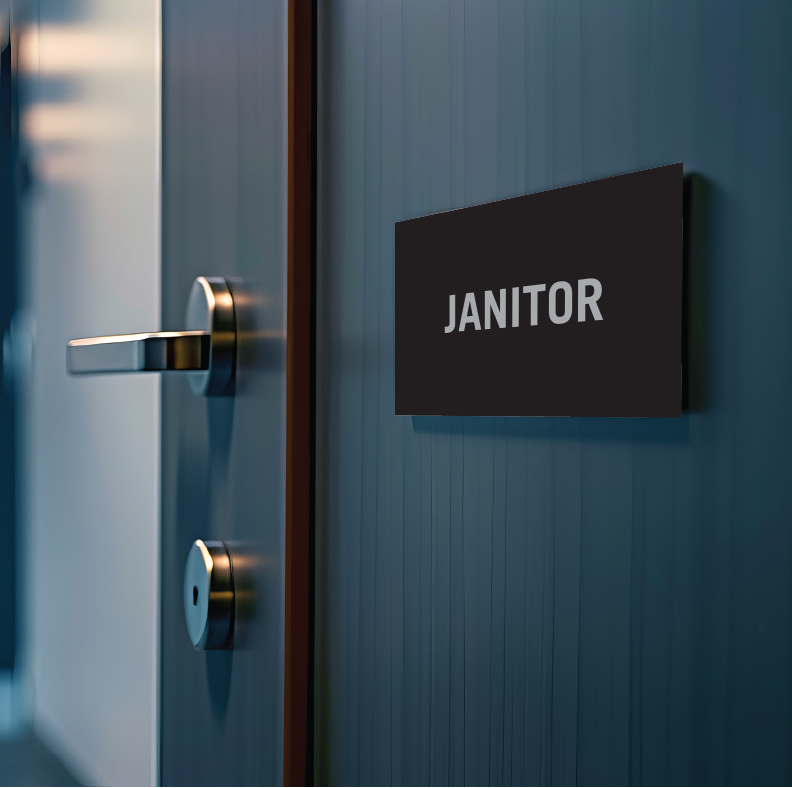 Janitor (Black Panel)