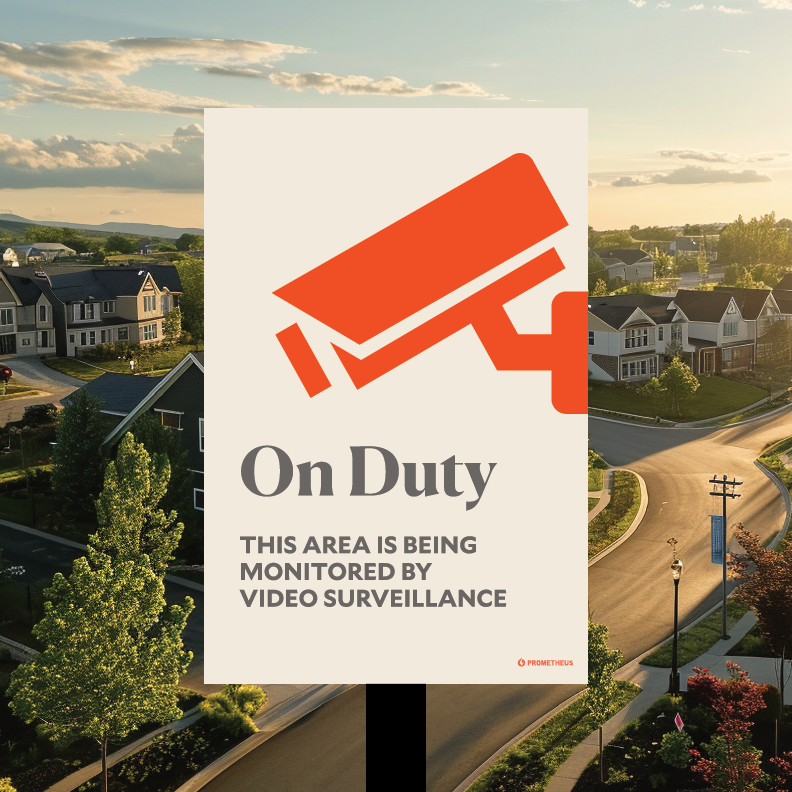 VIDEO SURVEILLANCE SIGN (Post and Panel)