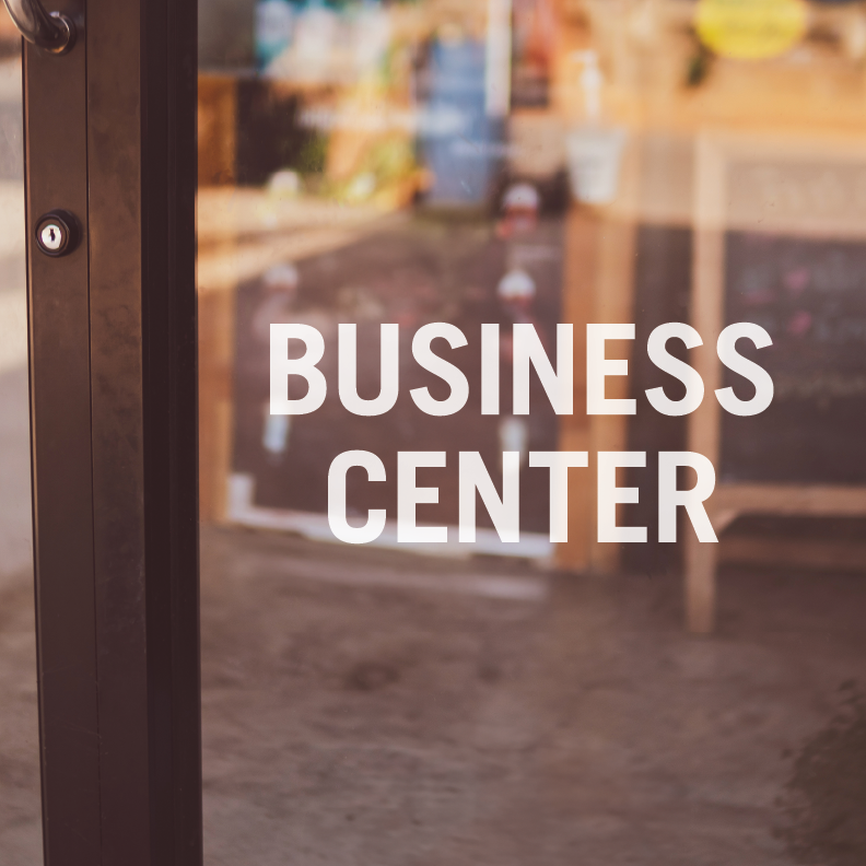 Business Center (White Vinyl)