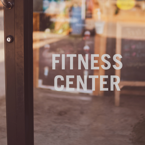 Fitness Center (Frosted Vinyl)